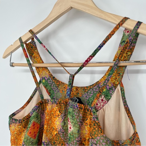 Boho Maxi Halter Tiered Dress Angie‎ Boutique Fairy Sequin - Picture 8 of 13